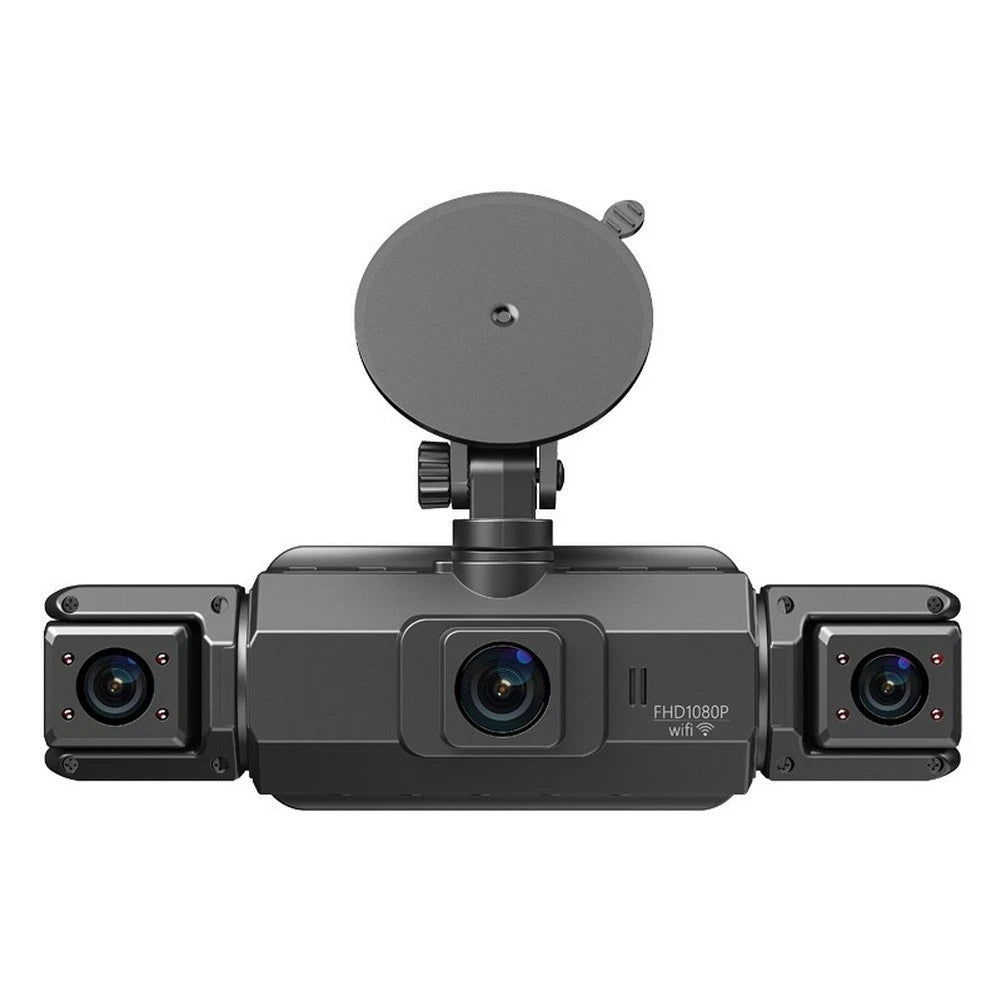 Dashcam with 360 Degree Video Capture For Night Vision and Parking Function