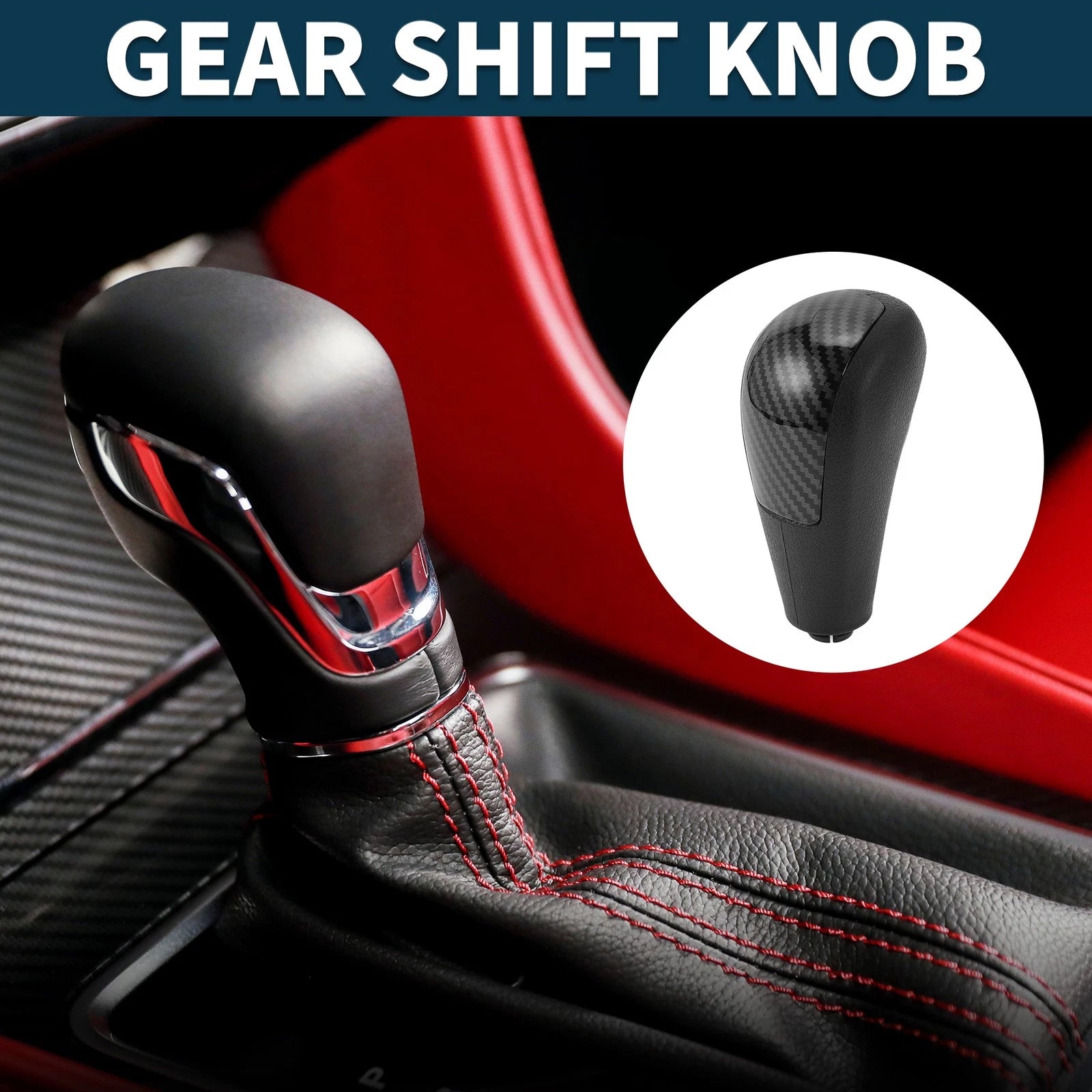 Automatic Gear Shifter Knob for Ford Focus MK2 (2005–2012) Plastic Black
