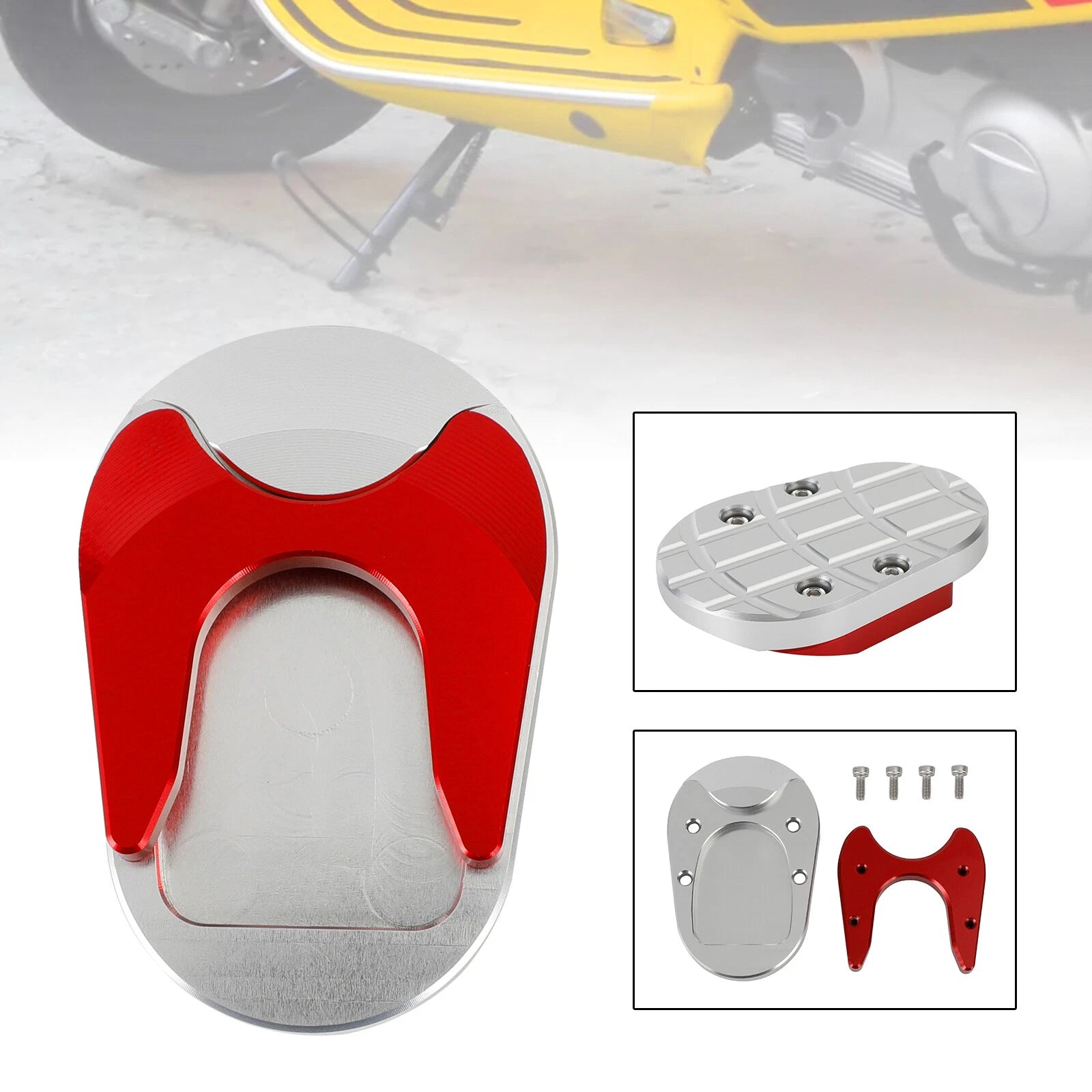 Kickstand Enlarged Plate Pad for Vespa GTS300 (2013–2020) T9