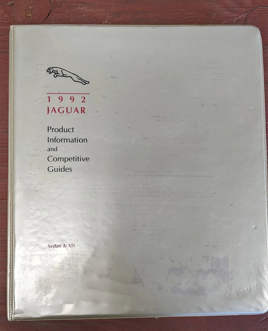 3-Ring Binder for Jaguar Sedan & XJS (1992)