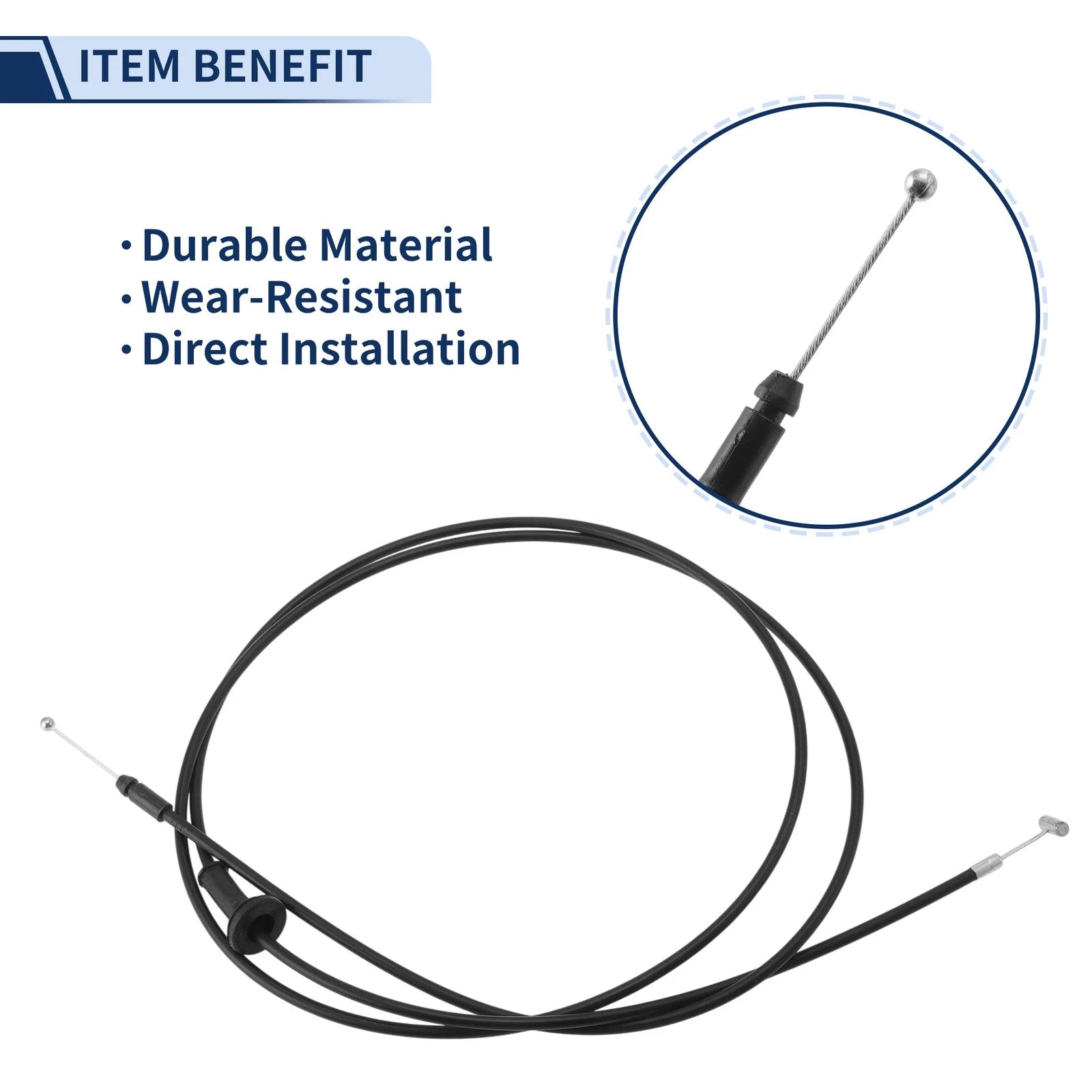 Hood Latch Release Cable for Hyundai Elantra (2000–2006)