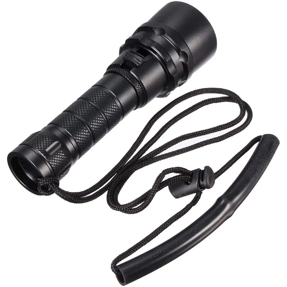 Diving Flashlight for Underwater Use (Waterproof, 195g)