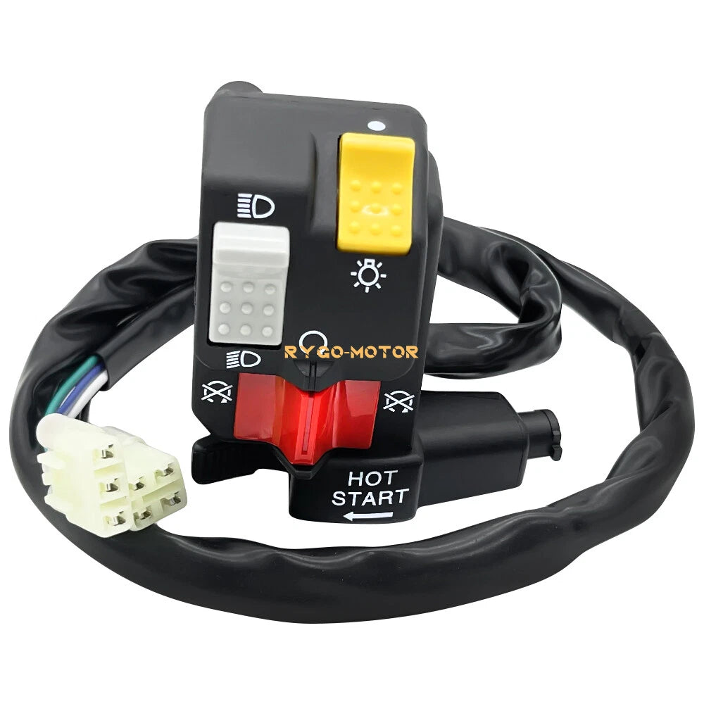 Left Handlebar Control Kill Stop Switch for Honda TRX450R (2008–2009)