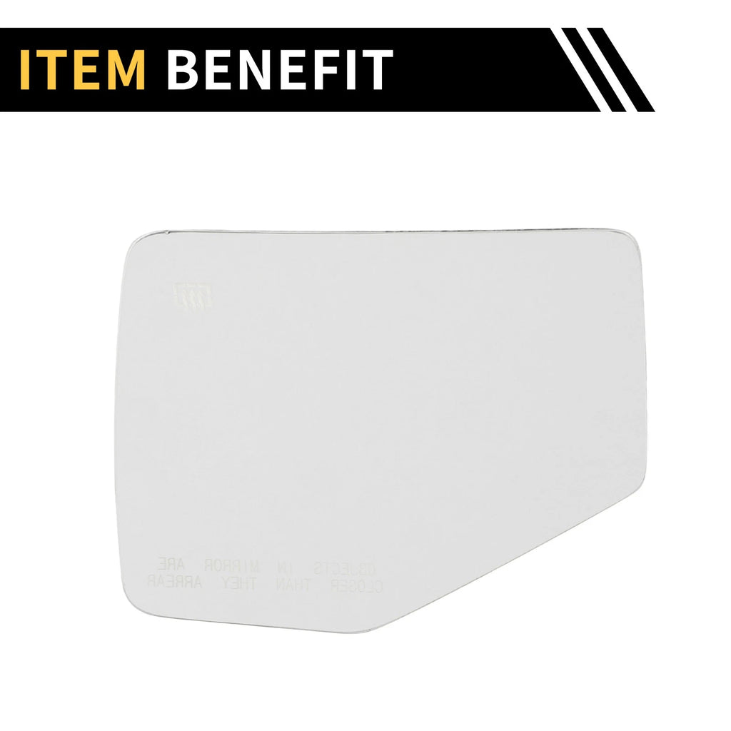 Right Side Mirror Glass Replacement for Ford Explorer (2006–2010)