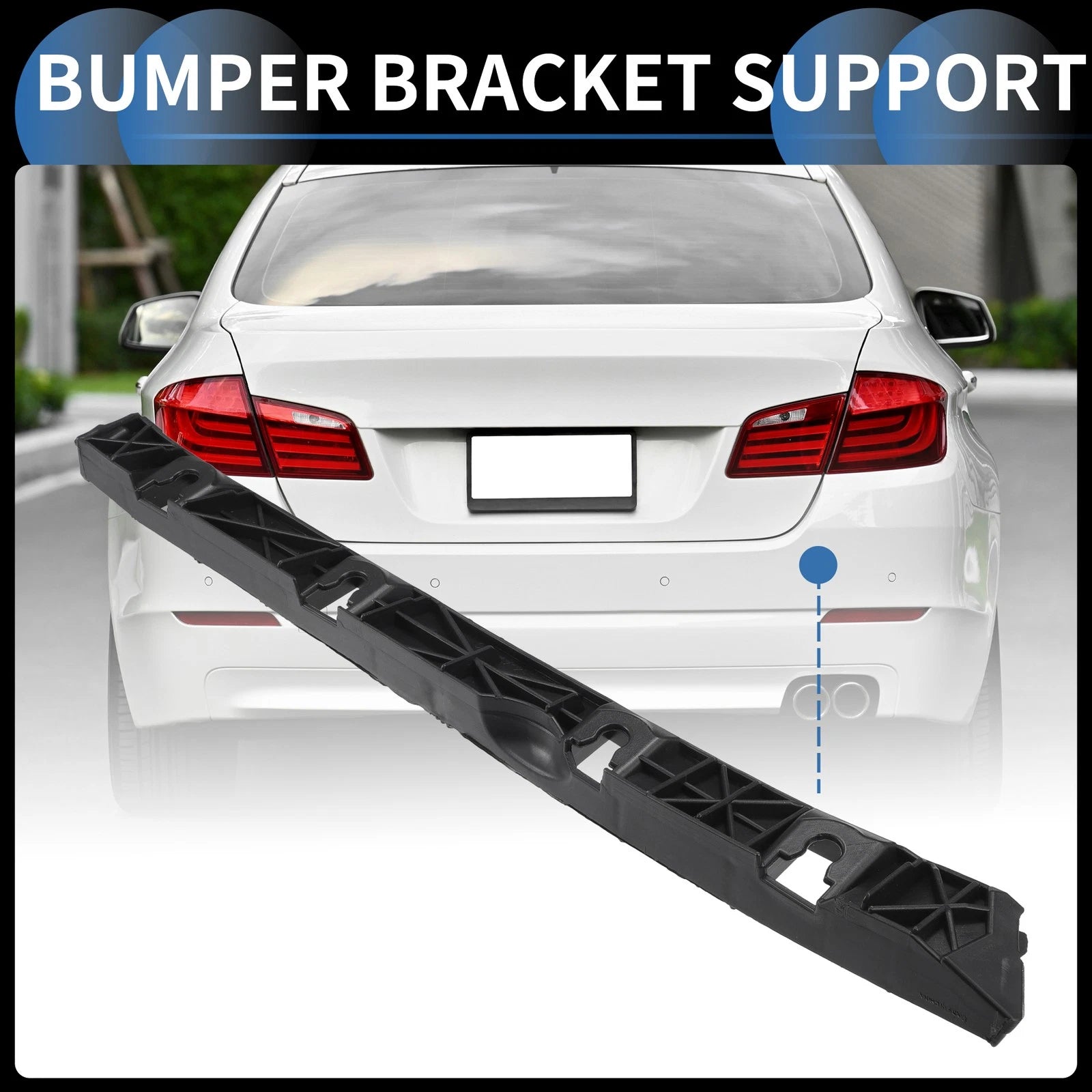 Right Rear Bumper Retainer Bracket for Hyundai Elantra (2021–2023)