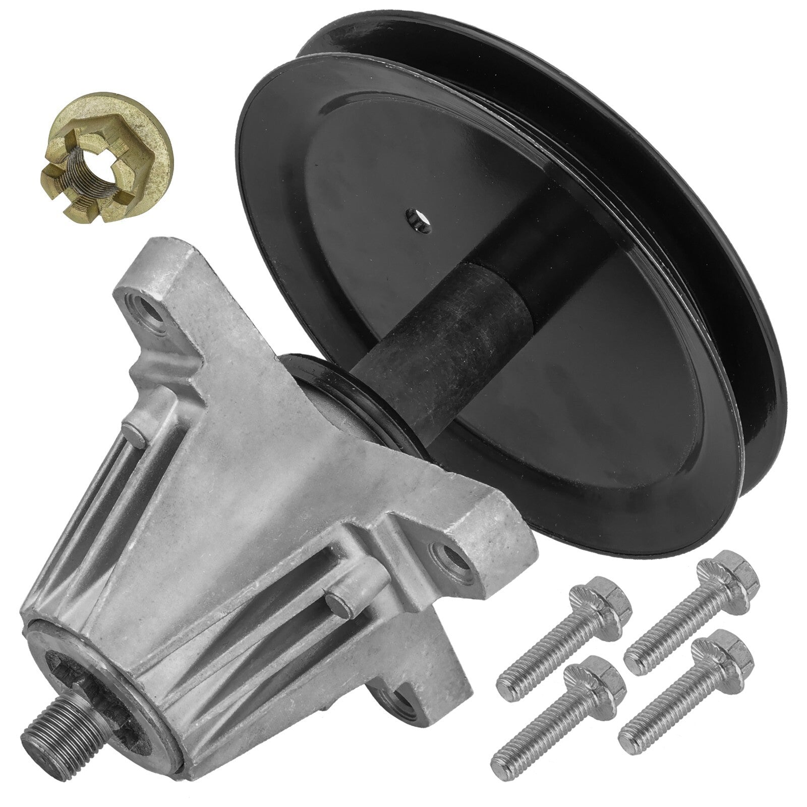Spindle Assembly with Pulley Bolt Replacement for MTD M 200-46 (2010–2020)