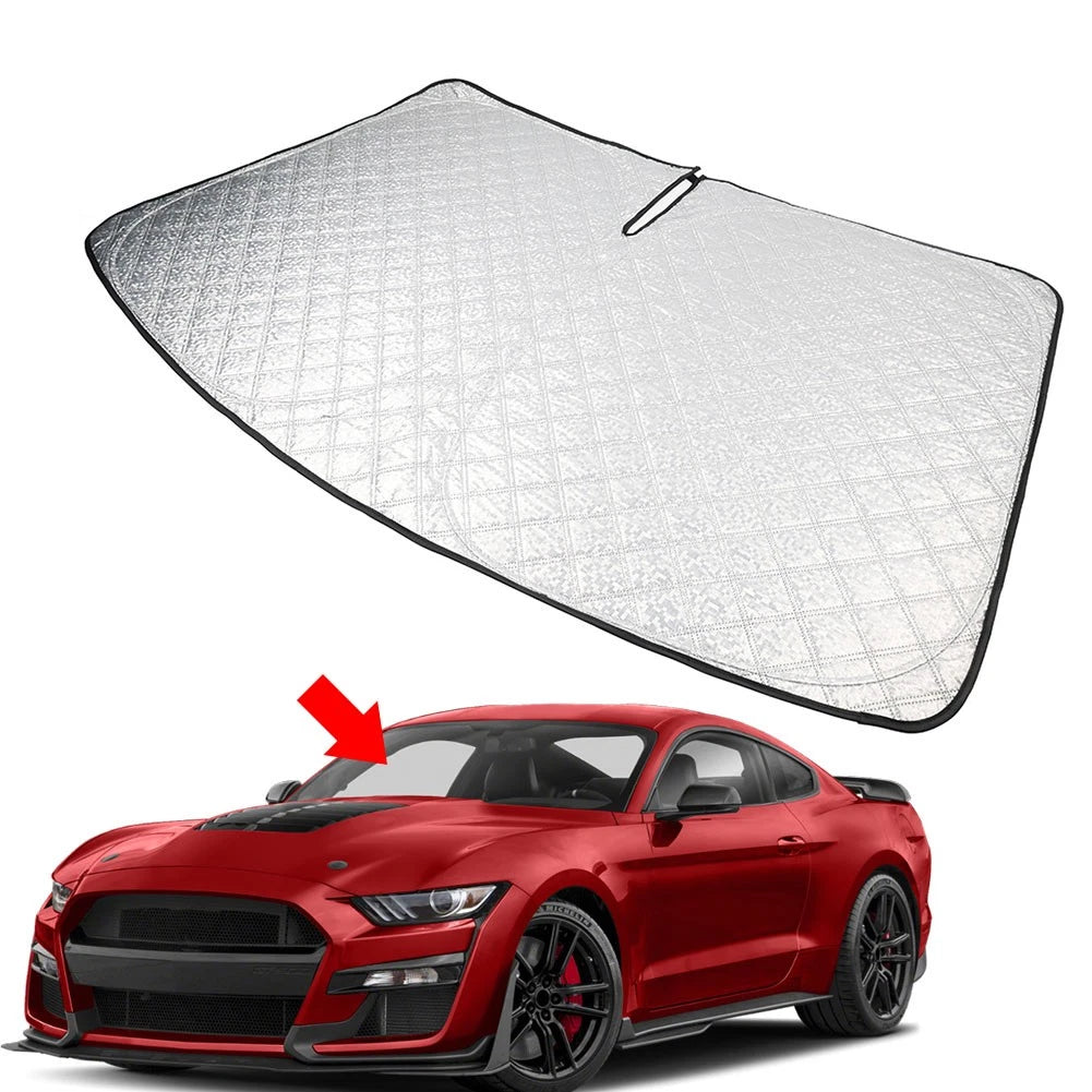 Foldable Windshield Sun Shade for Ford Mustang (2015–2021)