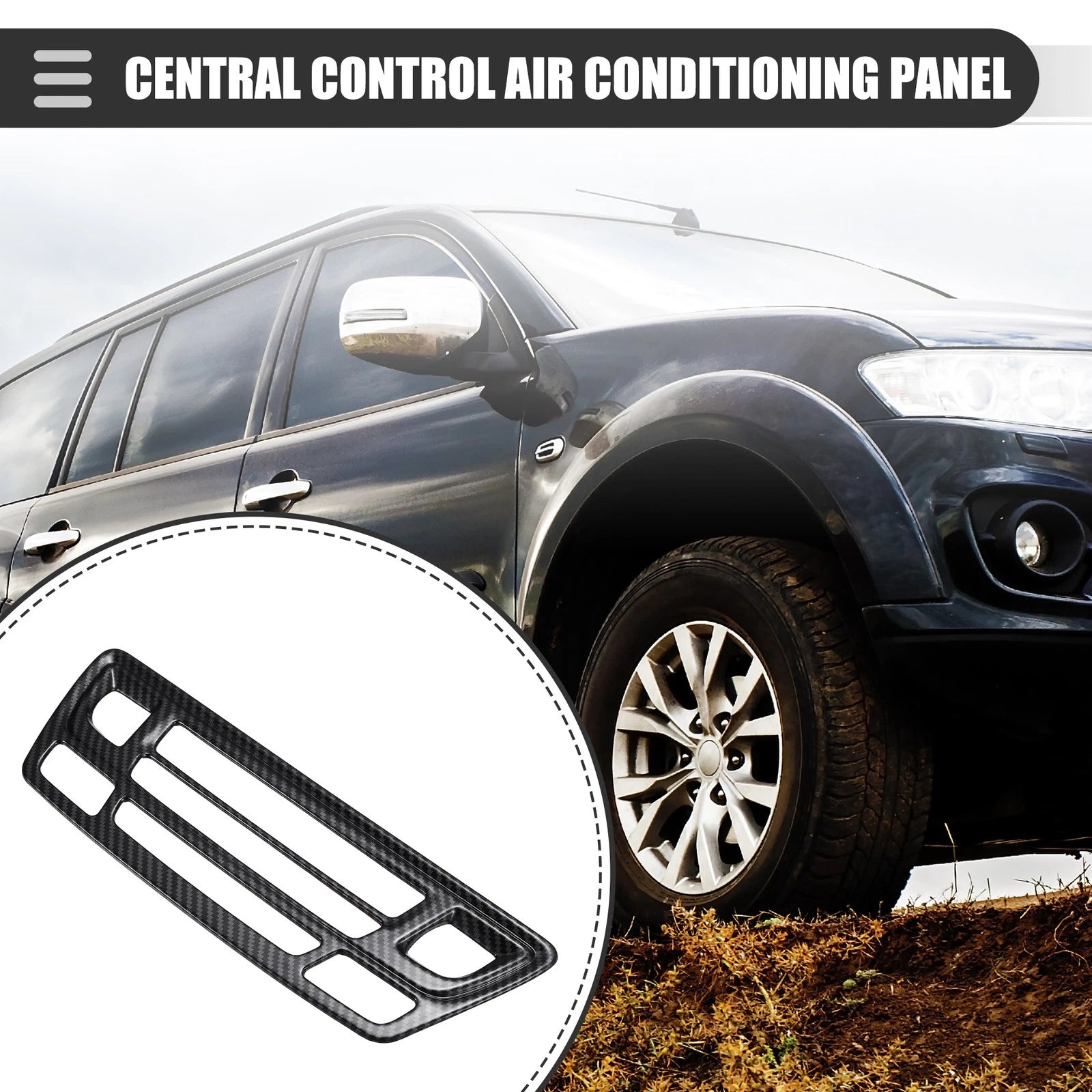 Central Air Conditioning Panel Cover Trim Replacement for Honda Ridgeline (2017–2024)