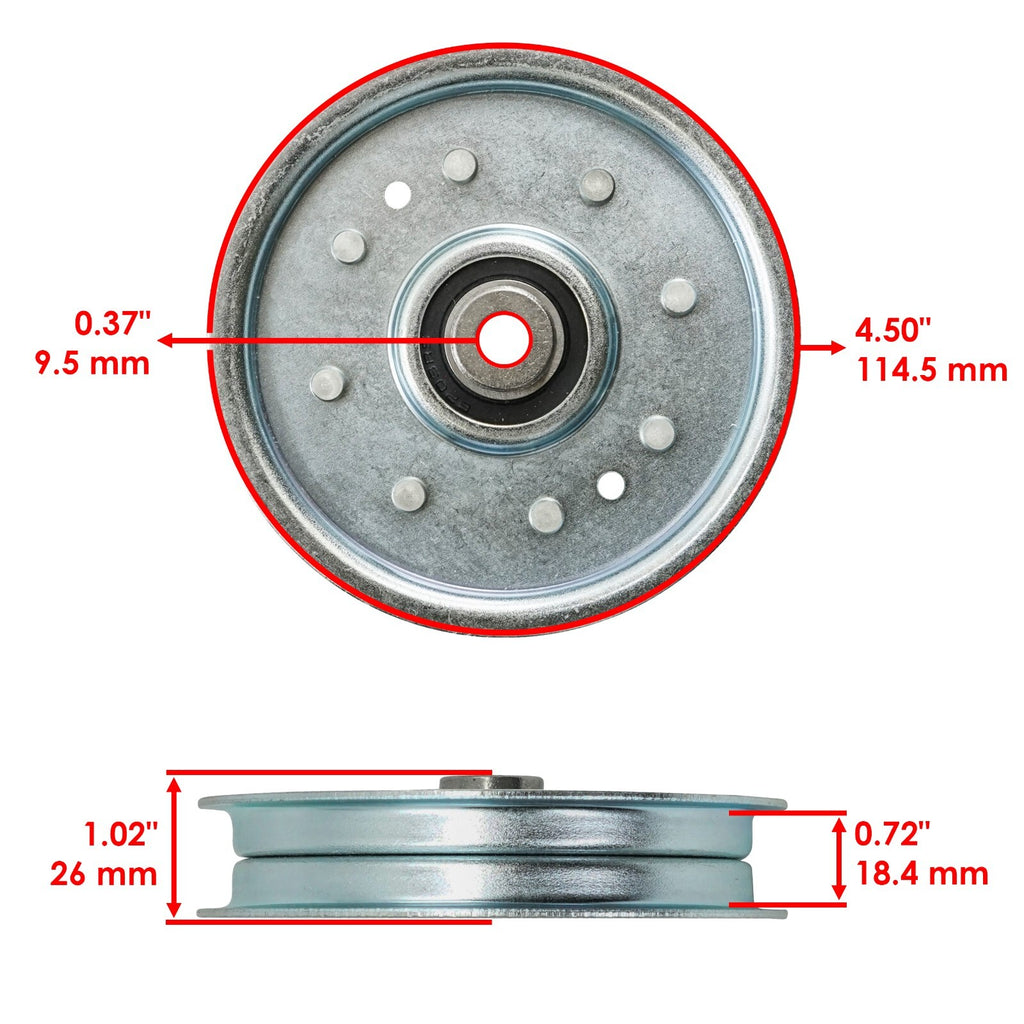 Deck Pulley Replacement for Toro 37 in 78400 HMR1200 HMR1600 (2005–2009)