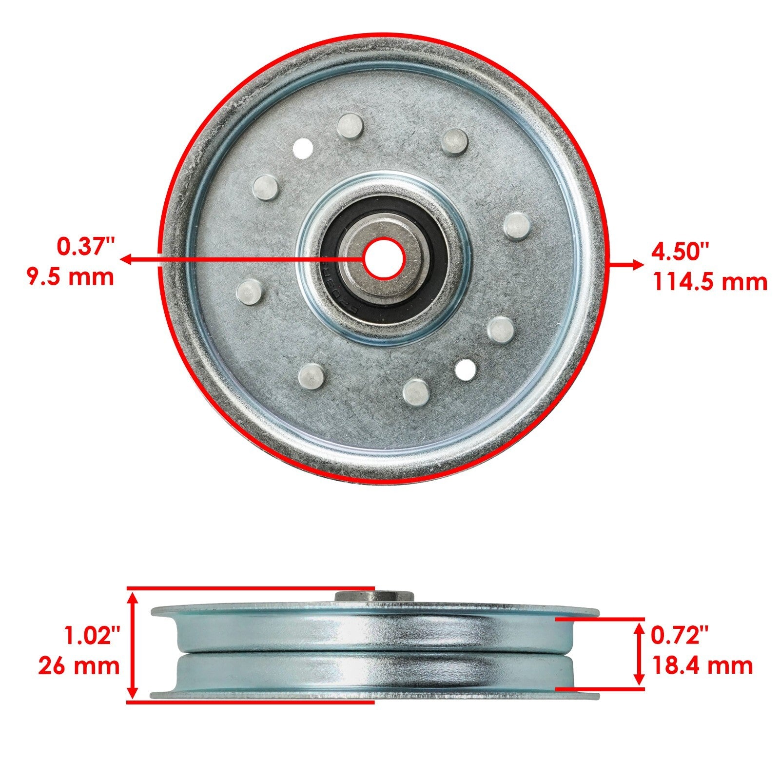 Deck Pulley Replacement for Toro 37 in 78400 HMR1200 HMR1600 (2005–2009)