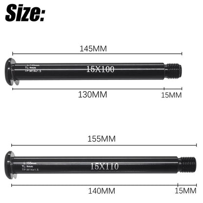 Aluminum Alloy Bicycle Thruaxle for FOX SC32 SC34 SC36 Front Fork