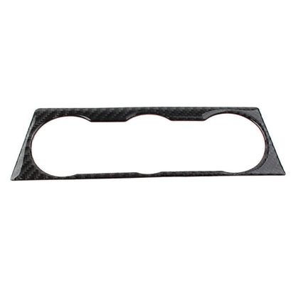 B Carbon Fiber Central Console AC Switch Panel Trim For Subaru Forester 2013-18