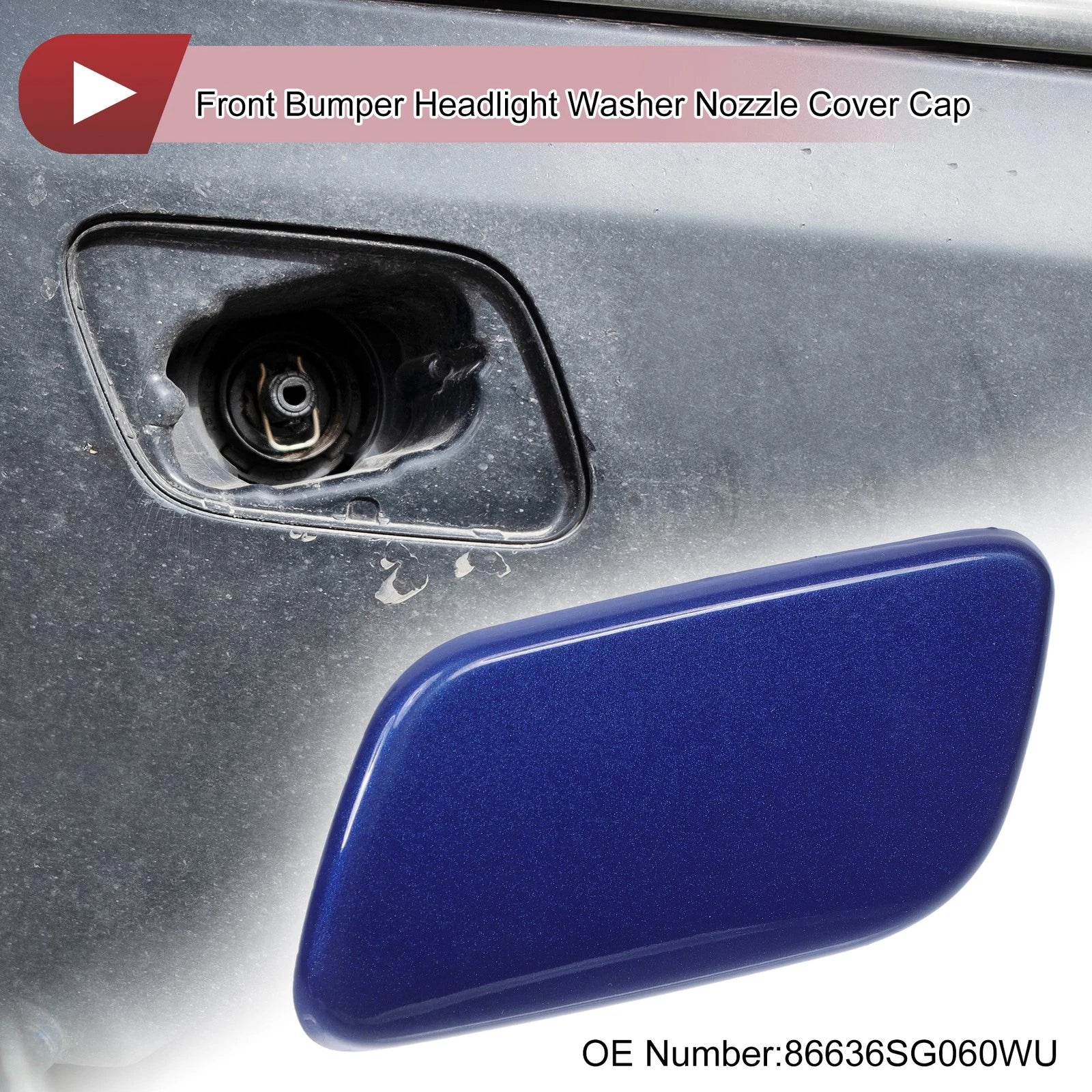 Front Left Washer Nozzle Cover Cap for Subaru Forester Sport (2013–2015)