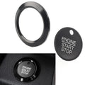 Engine Start Stop Switch Button Cover Trim For Ford F150 Raptor 2015-2020 Black