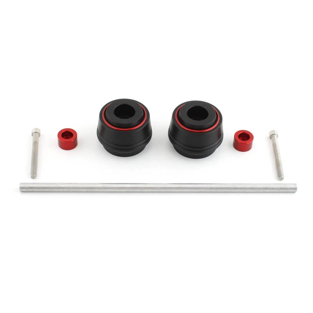 Front Wheel Axle Fork Slider Crash Protector for Zontes Shengshi 368 D E M (2019–2023) Red