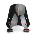 ABS Motorcycle Windscreen for Harley Dyna Softail (2010–2023) Black