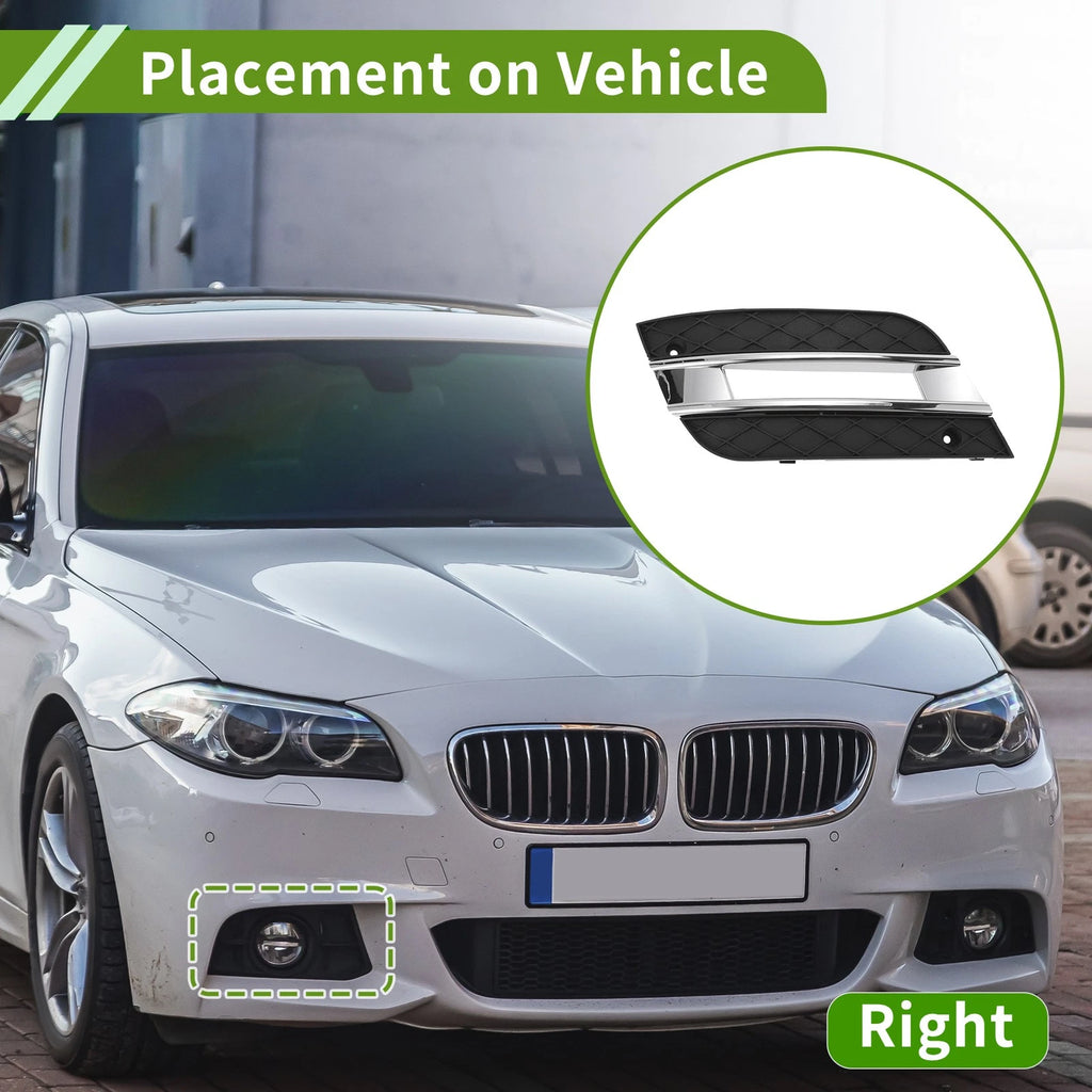 1 Pc Front Right Fog Light Grill Replacement for Mercedes-Benz ML450 (2009–2011)