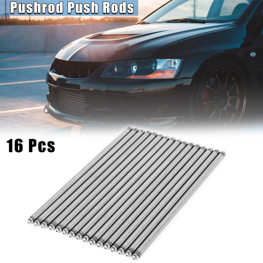 16pc Push Rods 7.68in Replacement for Chevy Small Block SBC 262 (1962–1967)