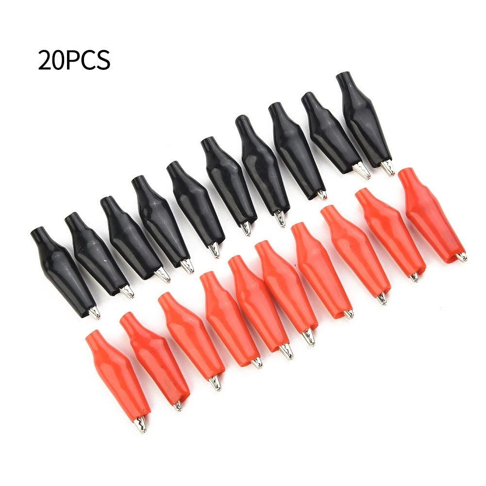 20pcs Crocodile Clips for Equipment Tools
