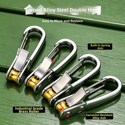 Rope Tightener with Hook for Outdoor Securing Use