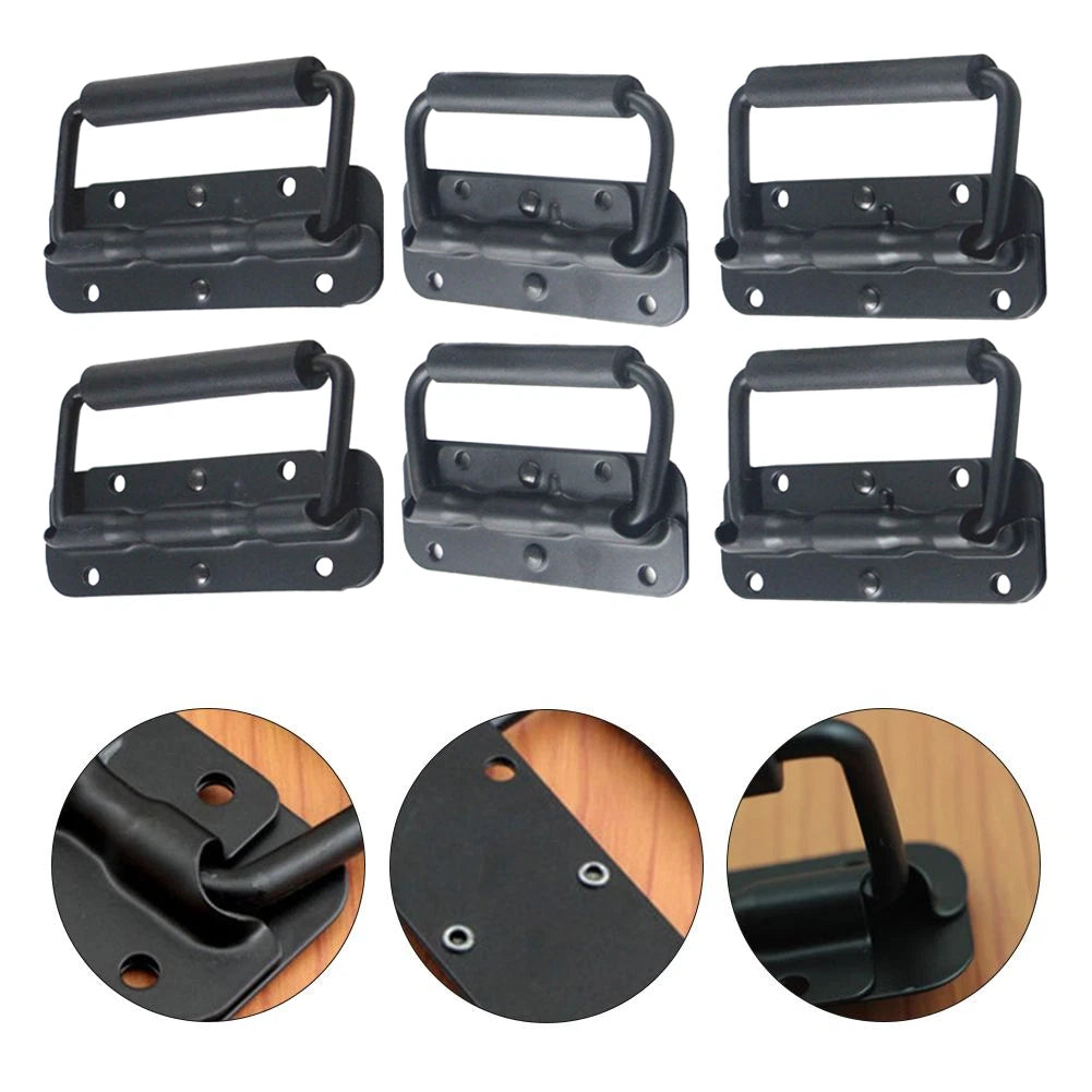 2X Heavy Duty Spring Loaded Chest Handles with Shock Absorbing Design