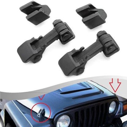 Hood Latch Kit for Rubber + Stainless Steel Replacement