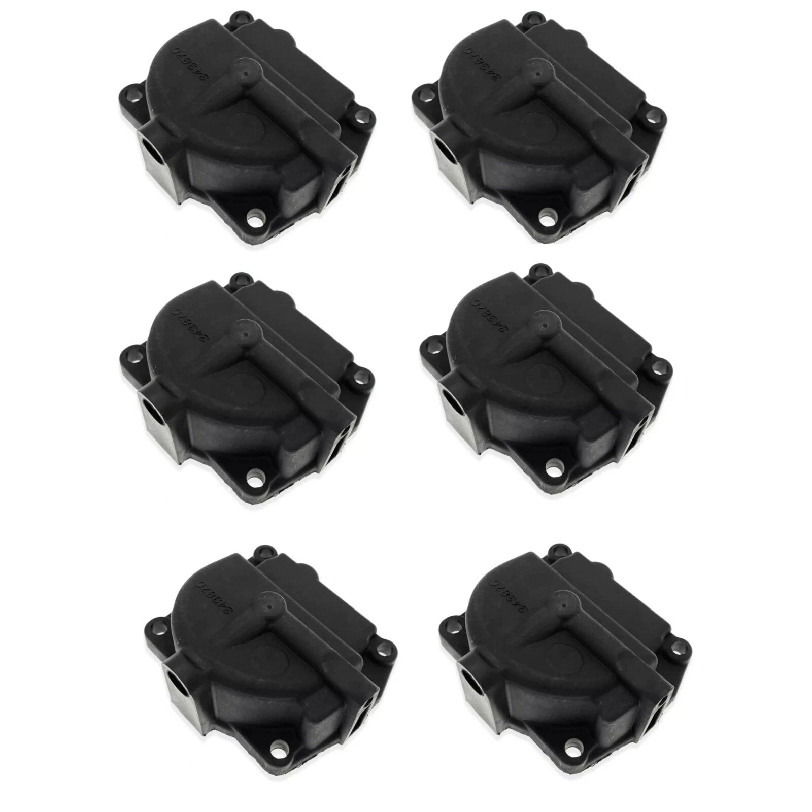 6 Carburetor Float Chamber Bowls for Johnson/Evinrude 90-175hp (1990–1999) 766418