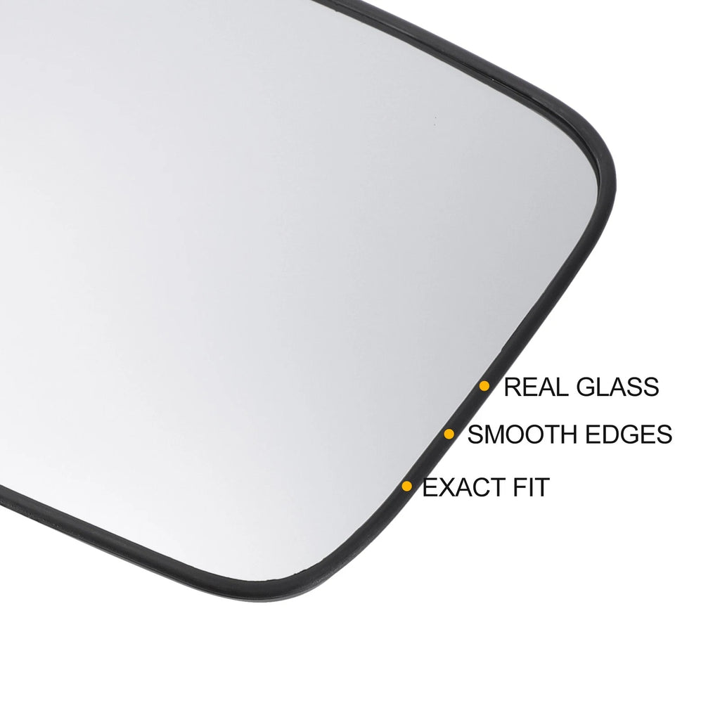 Heated Left Side Mirror Glass for Hyundai Santa Fe (2007–2012)