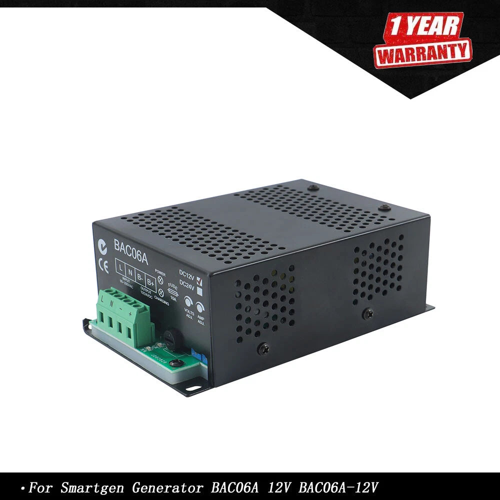 Battery Charger for Smartgen Generator (BAC06A, 12V)