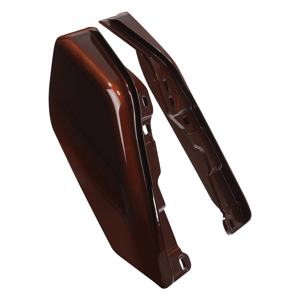 Mid-Frame Deflector for Harley Touring (2014–2023) Auburn Sunglo Black Hole Rich Bourbon