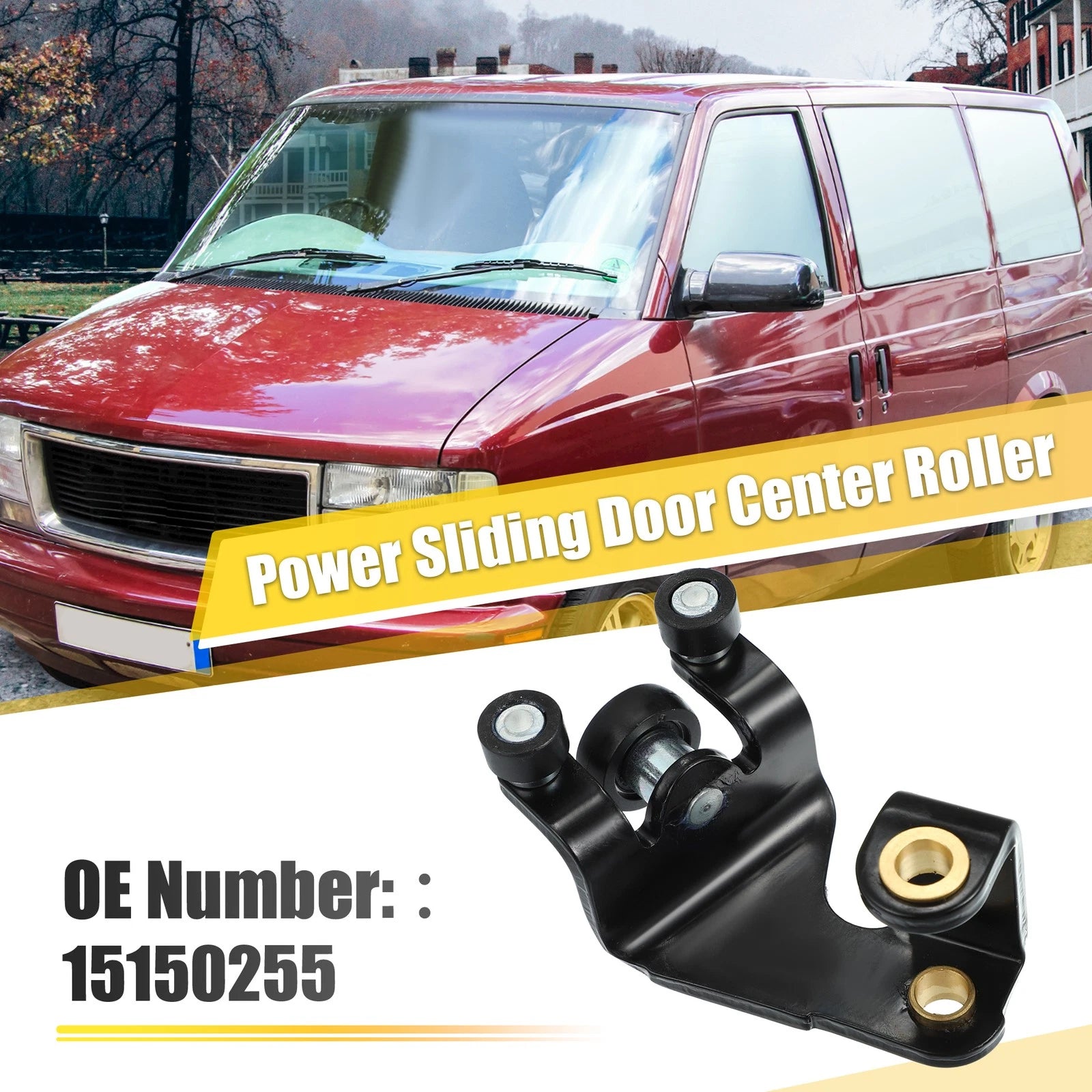 Rear Right Sliding Door Roller Replacement for Chevy Astro GMC Safari (1997–2005)