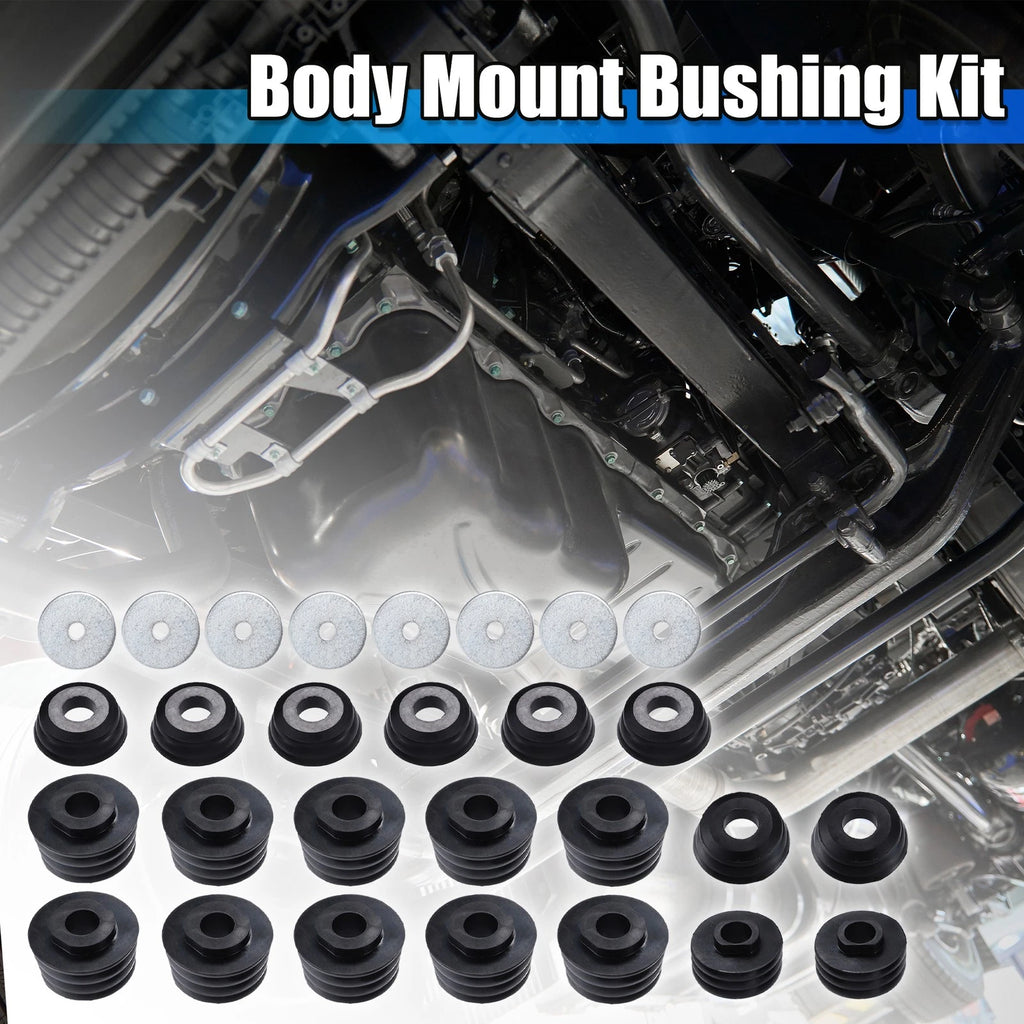 Body Mount Bushing Kit Replacement for Chevy Silverado Sierra 1500 1999-2004