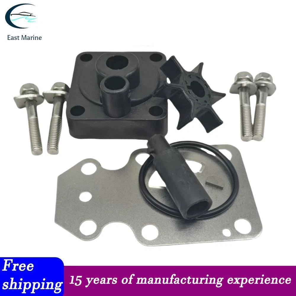 Water Pump Rebuild Kit for Yamaha Marine 4-Str 6HP 8HP (18-3410, 68T-W0078-00)