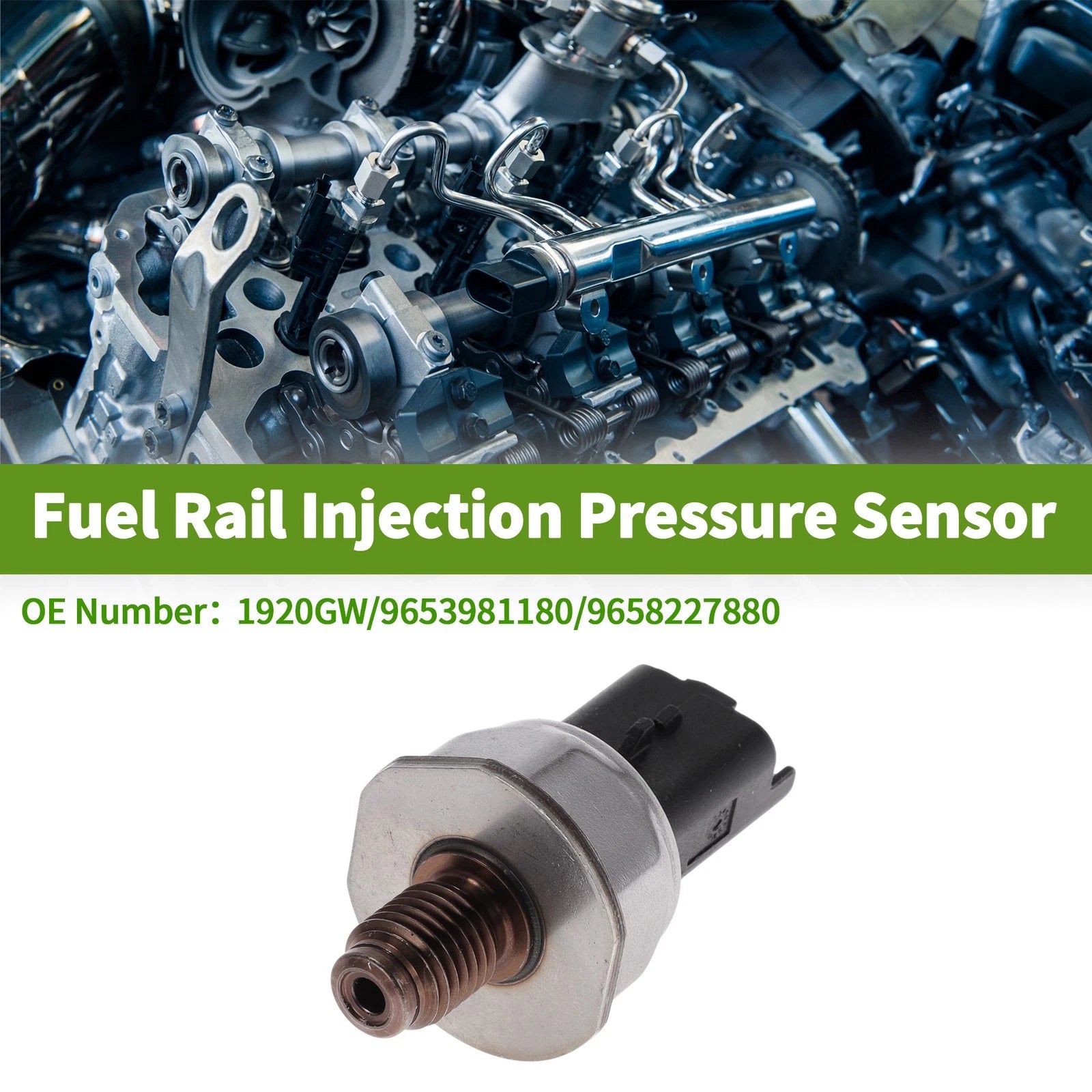 Fuel Injection Pressure Sensor for Ford Focus C-Max 1.6 TDCi (2005–2007)