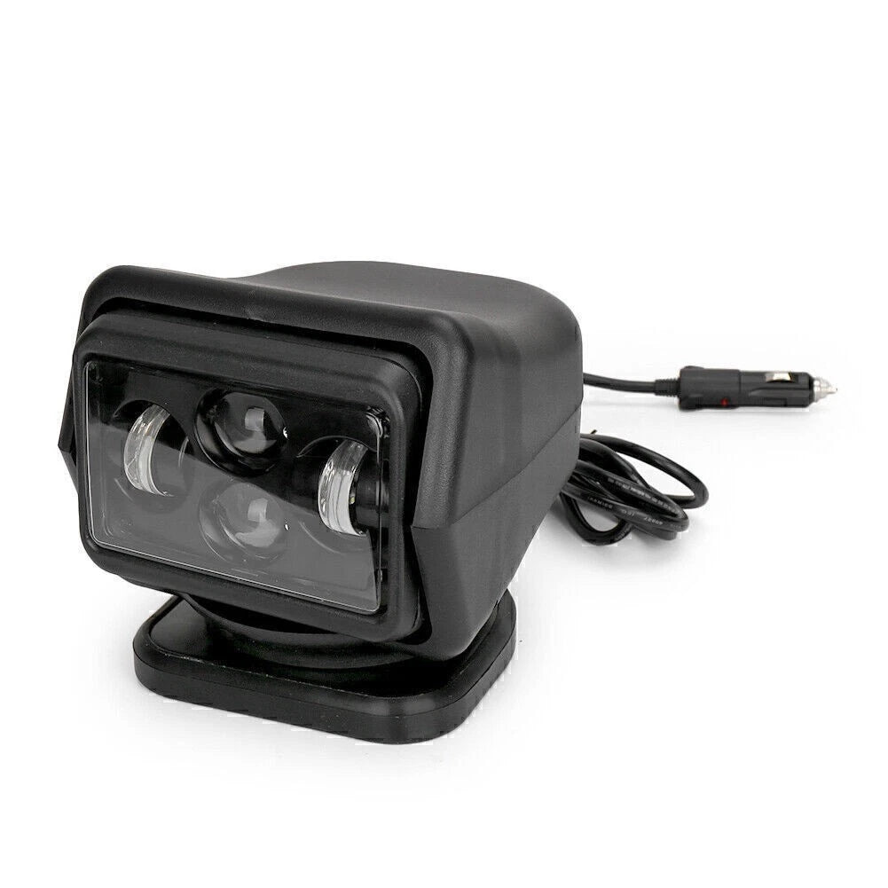 7" 60W LED Car Search Light for Universal Vehicles (Rotating, Remote Control)