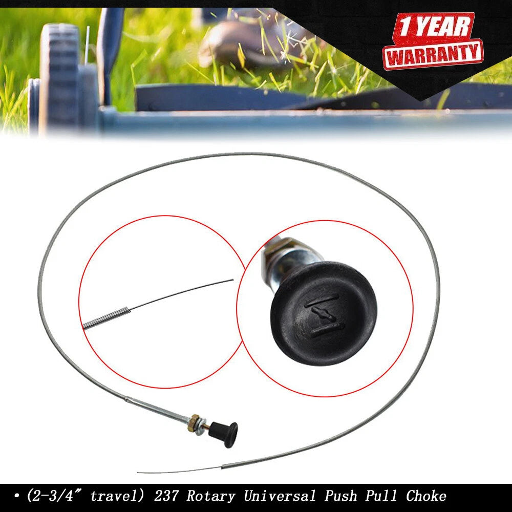 237 Rotary Universal Push Pull Choke Cable for (63")