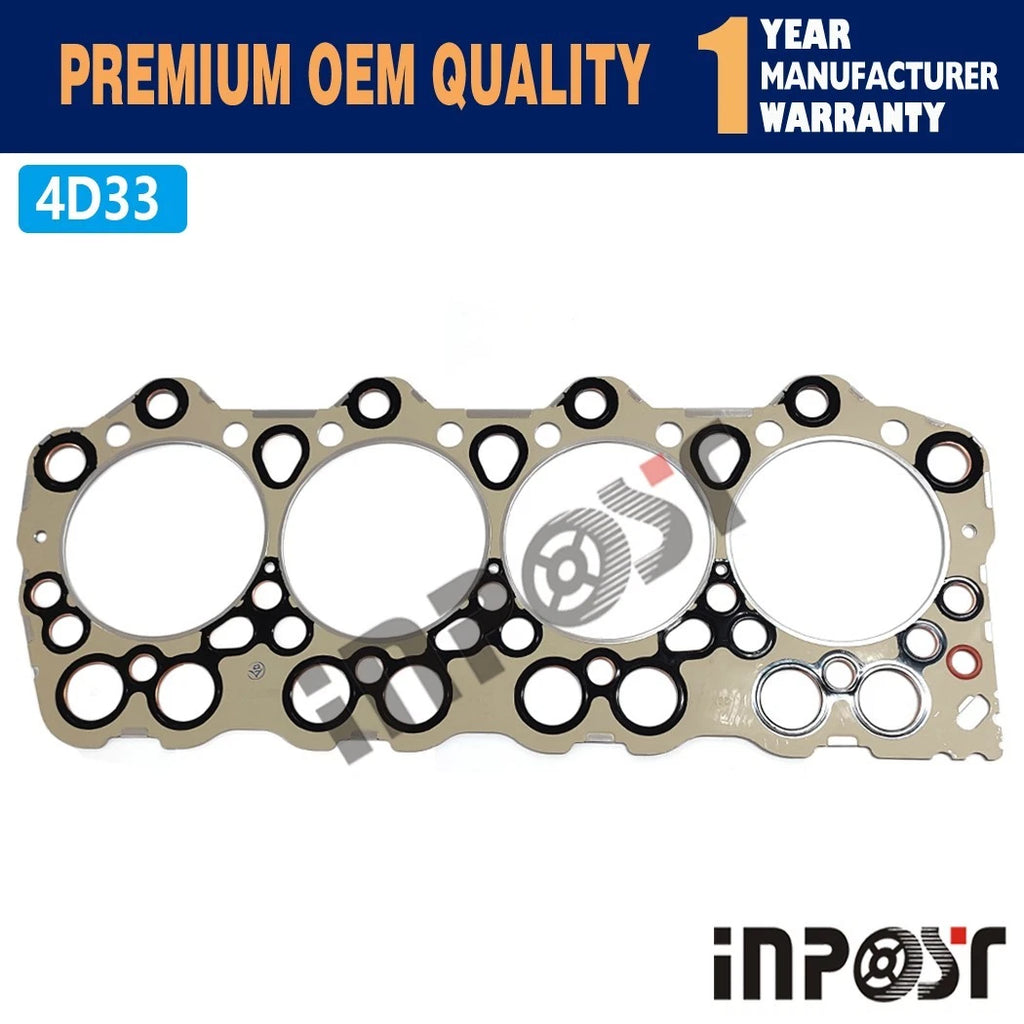 4D33 Cylinder Head Gasket for Mitsubishi 4D33 Engine (Metal)