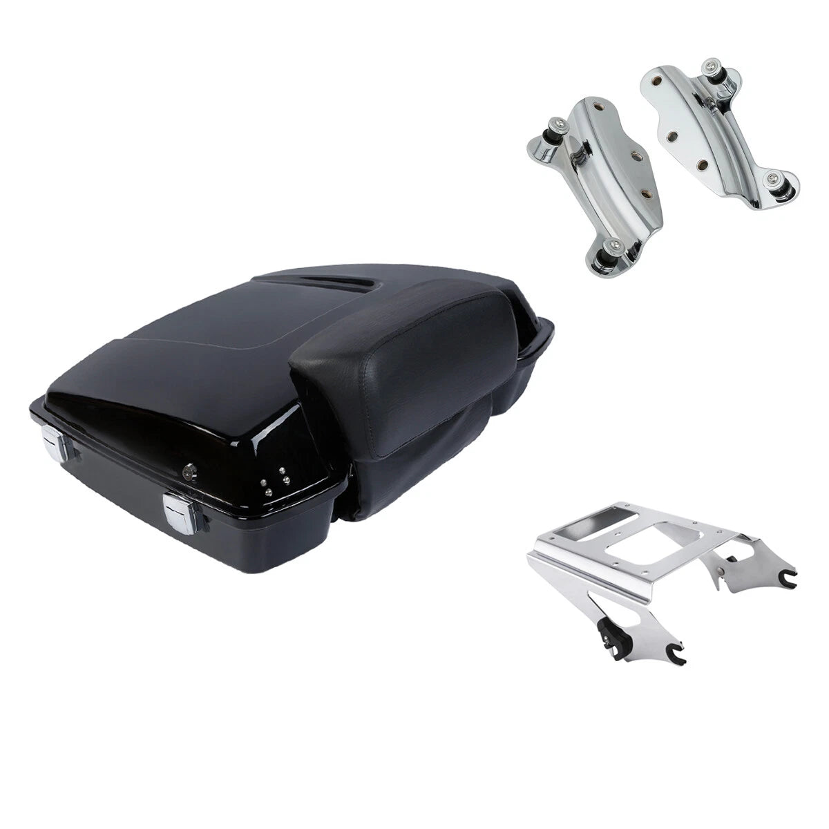 Trunk Backrest Mount Rack Docking Kit for Harley Touring (2009–2013)