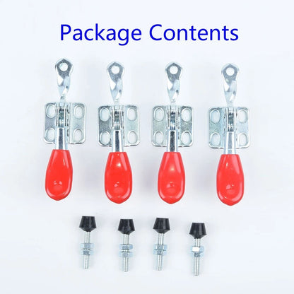 Set of 4 Adjustable Toggle Latch Catches for Boxes, Cases, Cupboards