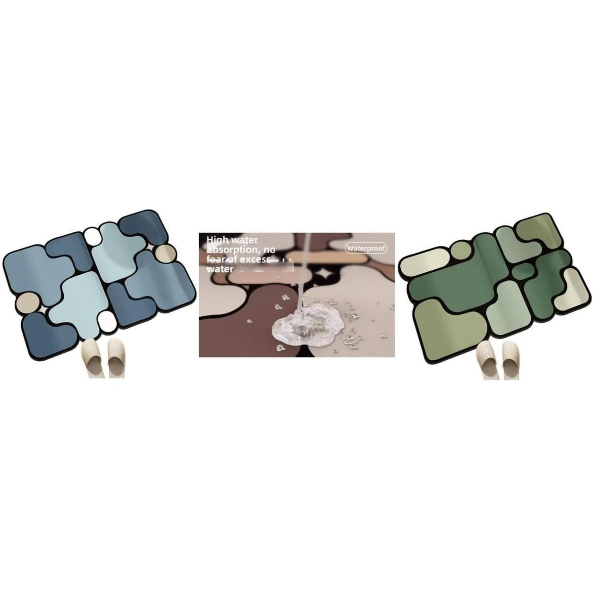 Diatomaceous Earth Bath Mat Non-Slip for Bathrooms