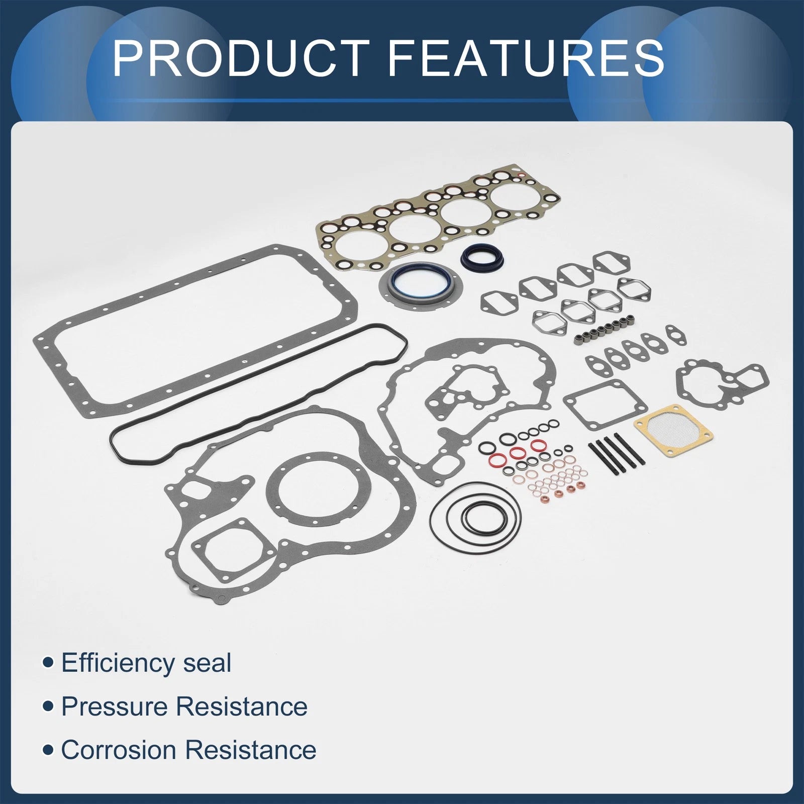 Cylinder Head Gasket Kit Replacement for Mitsubishi 4D31 FE3 (1980–2008)