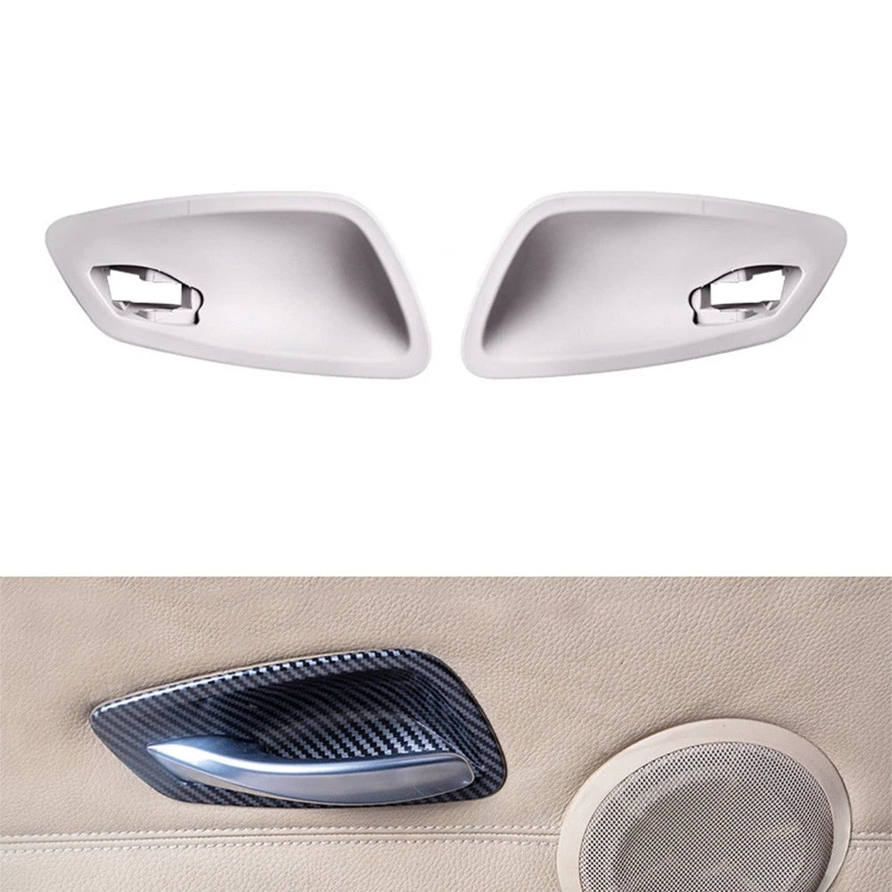2 Pcs ABS Inner Door Handle Bowl Cover for BMW 3 Series E90 (2005–2012)