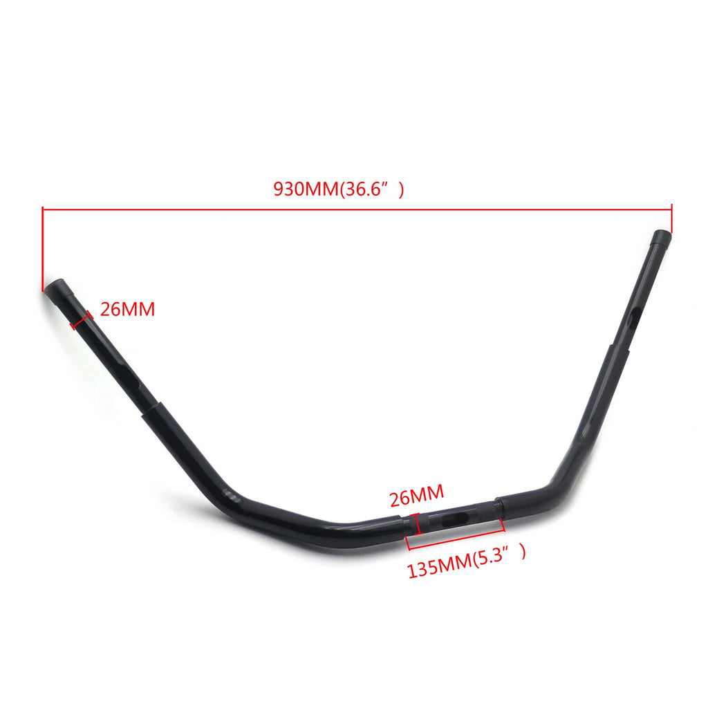 1.25" Fat Beach Handlebar for Harley Fat Boy (2010–2015, 1990–2015)