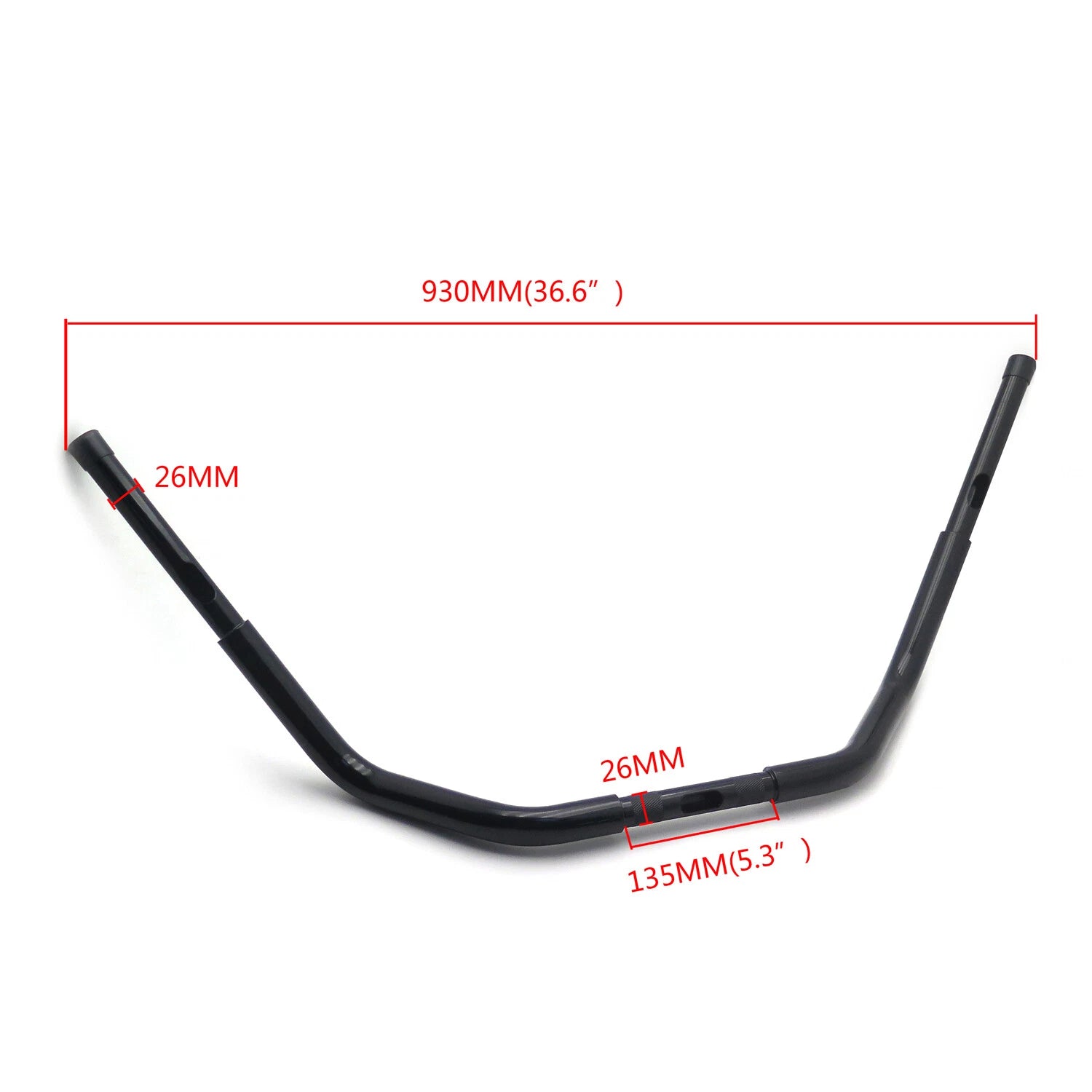 1.25" Fat Beach Handlebar for Harley Fat Boy (2010–2015, 1990–2015)
