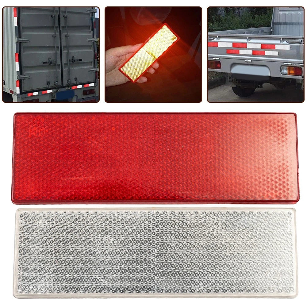 Rectangle Plastic Reflector Stickers for Trucks