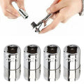 1/4 Inch Square Drive to 1/4 Hex Shank Socket Bits Converter Adapter
