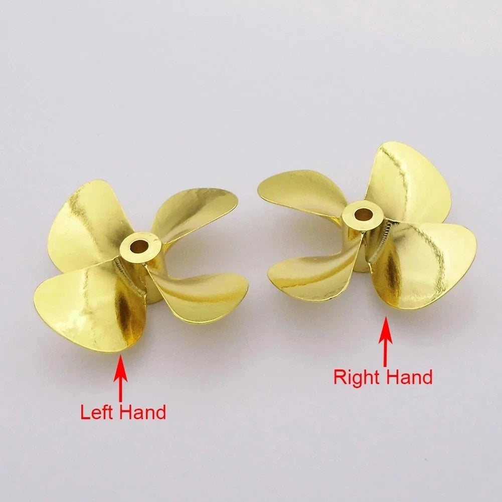4-Blade Metal Propeller for RC Boat Model (55mm/60mm)