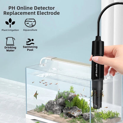 pH Sensor Probe for Water Testing (201H) with 1.2m or 2m Cable