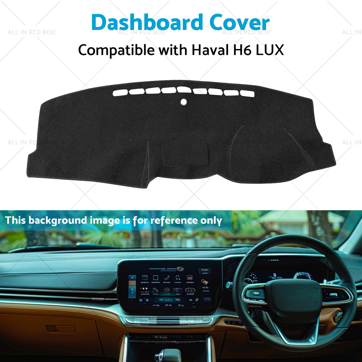 Dashboard Sun Cover for Haval H6 LUX (2016–2020) Black
