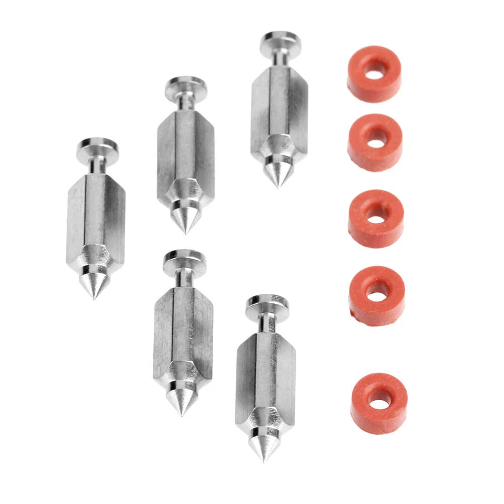10pcs Carburetor Float Needle Valve Seat Kit for 398188 (3.5-6hp)